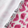 GOTS French Terry Leopardmönster i batik | TCC x LOOKS by Wolfgang Joop – purpur/vit,  thumbnail number 4