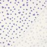 Sommarsweat hjärtan | Poppy Fabrics – elfenbensvit/fläder,  thumbnail number 3