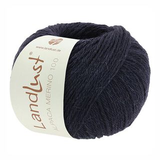 LANDLUST Alpaca Merino 100, 50g | Lana Grossa – nattblå, 