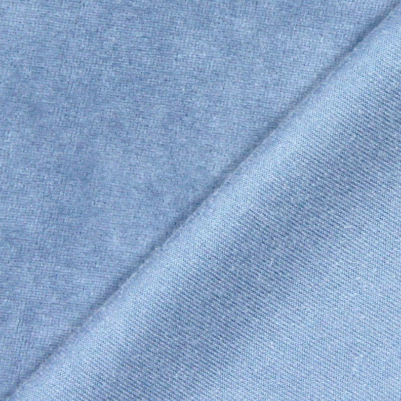 Plyschtyg uni – stålblått,  image number 3
