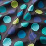 Regnjackstyg färgglada cirklar – nattblå,  thumbnail number 3