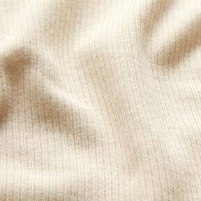 Fin oblekt ribbjersey – natur, 