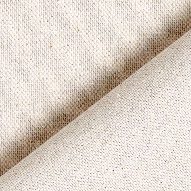 Halvpanama lurex Uni – sidengrå,  image number 2