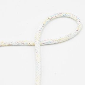 bomullssnodd Lurex [Ø 5 mm] – vit, 