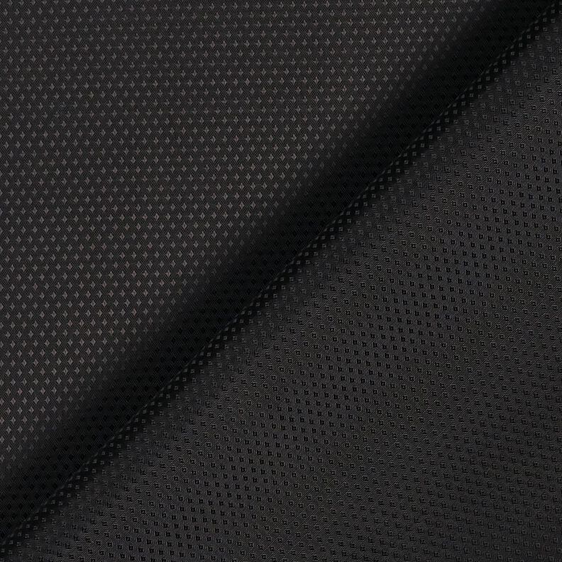 Fodertyg Jacquard miniromber – svart,  image number 3