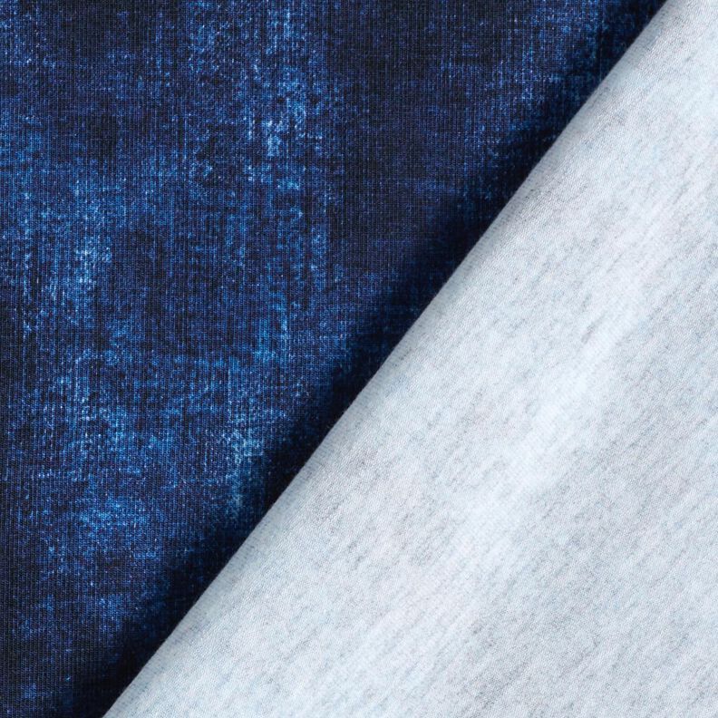 Bomullsjersey jeanslook | Glitzerpüppi  – nattblå/indigo,  image number 4