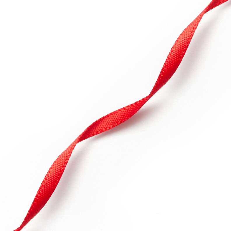 Satinband [3 mm] – rött,  image number 3