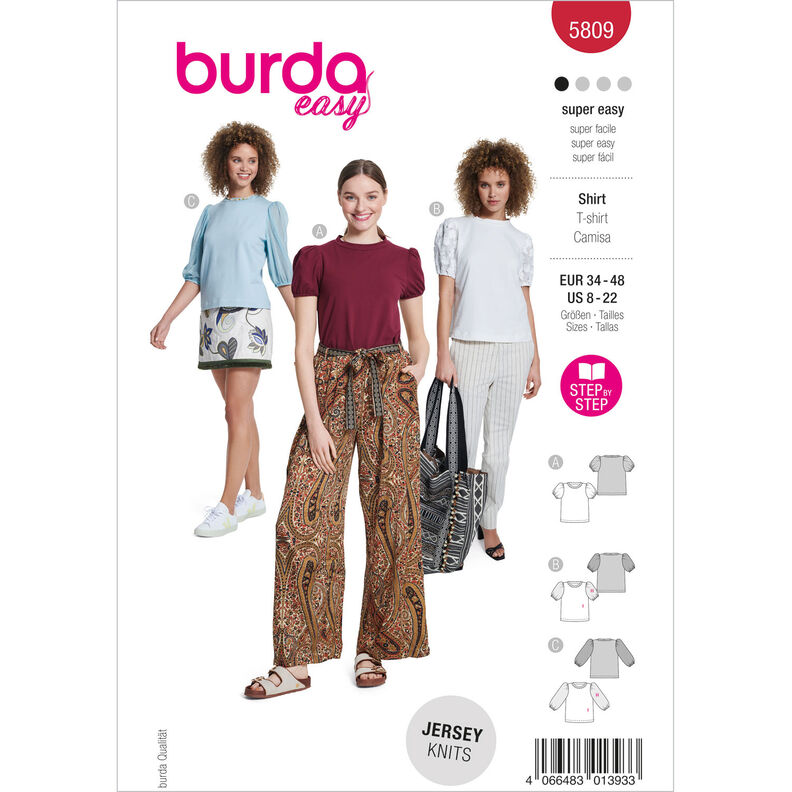 Skjorta | Burda 5809 | 34-48,  image number 1