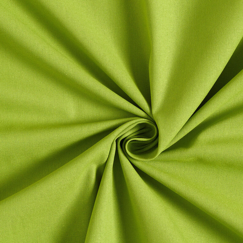 Bomullstyg Kretong Enfärgat – äppelgrönt, image number 1
