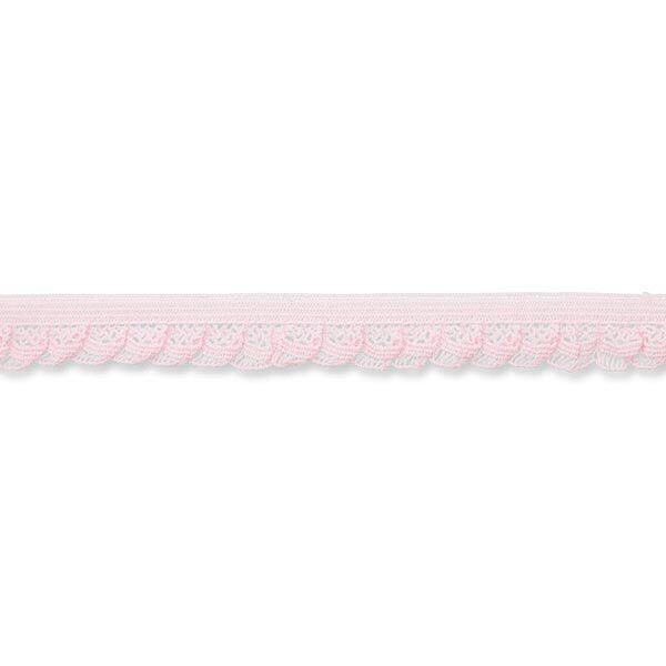 Elastisk rysch [15 mm] – rosa,  image number 2