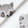 Mysfleece Söta tvättbjörnar – elfenbensvit/mörkgrå,  thumbnail number 4