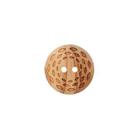 Träknapp 2 hål – beige, 