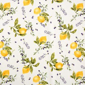Dekorationstyg Canvas Citroner – gul, 