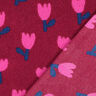 Teddyplysch tulpaner | Poppy Fabrics – karminröd,  thumbnail number 4