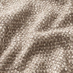 Stoppningstyg färgglad bouclé-look – mörk gråbrun/ljusbeige, 