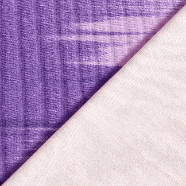 Viskosjersey färggradient längsgående ränder – aubergine/fläder,  image number 6