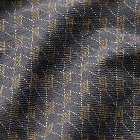 stretchjeans abstrakta romber – granit, 