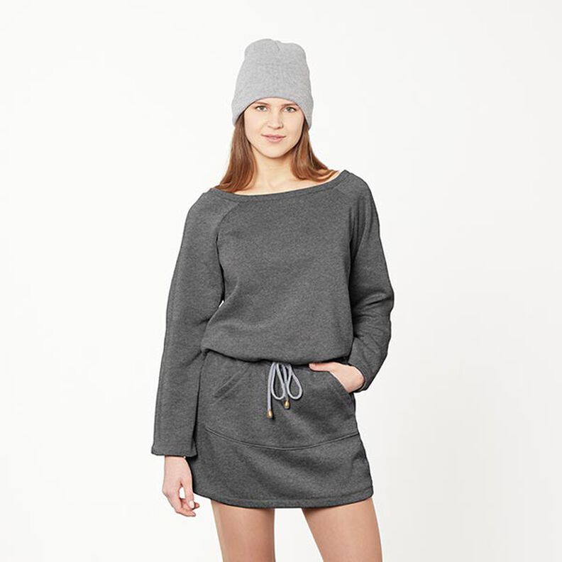Sweatshirt Ruggad melange – mörkgrå, image number 9