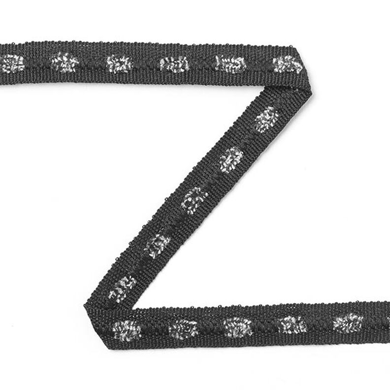 Ripsband Distressed - svart,  image number 1