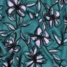 Romanitjersey Blommor – petrol/fläder,  thumbnail number 2