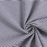 Mudd- och tubtyger smala spiraler – marinblått/vit,  thumbnail number 3