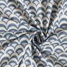 Bomullstyg Poplin eleganta valv – blågrått/ljus gråbrun,  thumbnail number 3