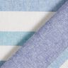 Dekorationstyg Halvpanama färgglad blandning av ränder återvunnen – lysande blå,  thumbnail number 4