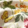 Dekorationstyg Halvpanama ängsblommor – natur/hallon,  thumbnail number 6