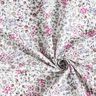 Bomullspoplin blomsterhav Digitaltryck – vit/purpur,  thumbnail number 3