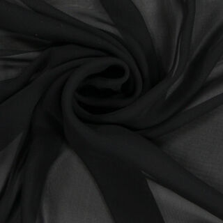 Chiffon – svart, 
