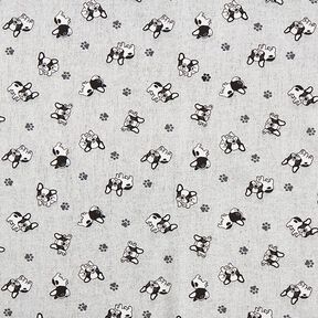 Dekorationstyg Canvas Bulldoggar – grått, 