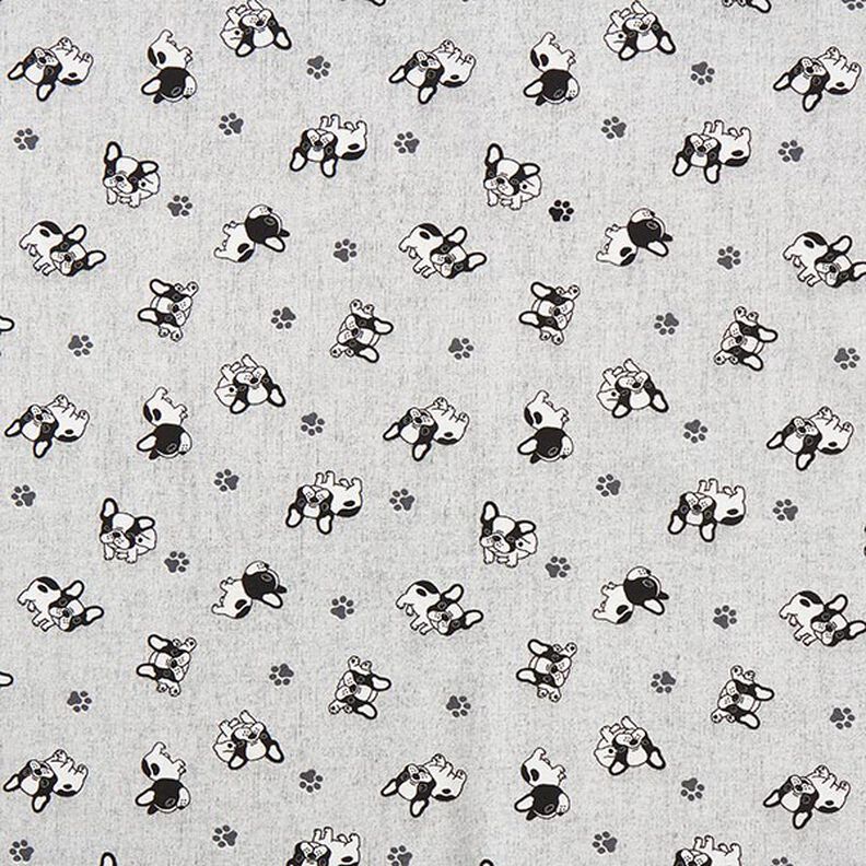 Dekorationstyg Canvas Bulldoggar – grått, image number 1