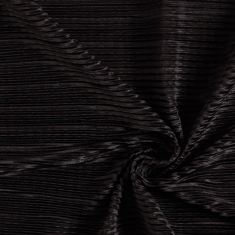 Plisserad jersey – svart,  image number 3