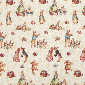 Jacquard Gobeläng Påskhare-familj, 