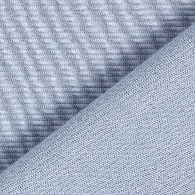 Ottoman-ribbad jersey enfärgad – ljusblått, image number 4