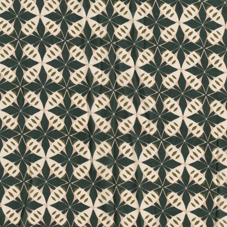 Chiffong cirklar och romber &ndash; svart/yllevit,  image number 1