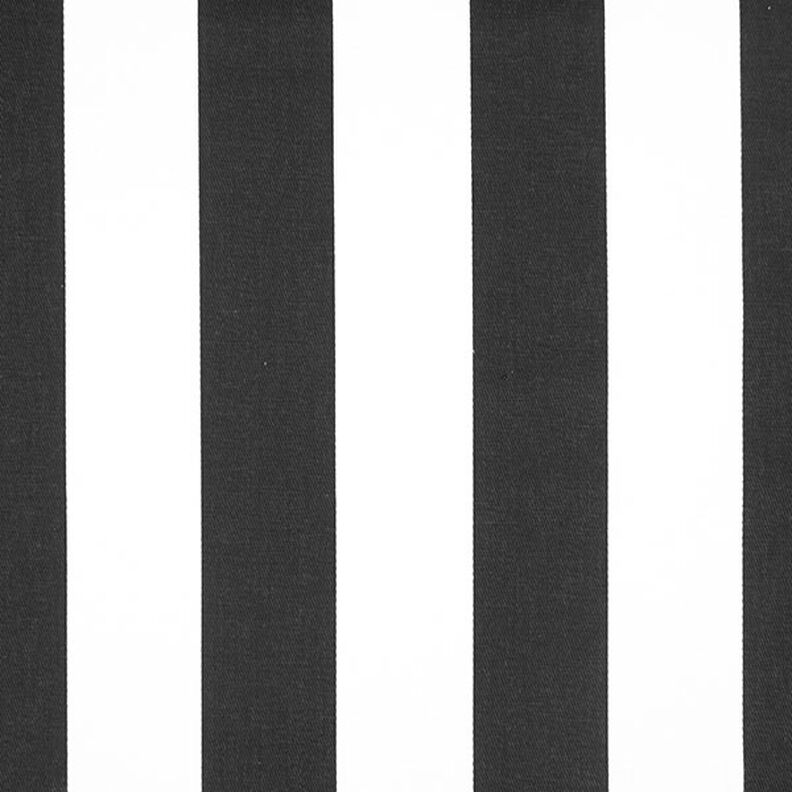 Bomullstwill Ränder 3 – svart/vit,  image number 1