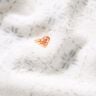 Mysfleece Diamanter och hjärtan – elfenbensvit/koppar,  thumbnail number 5