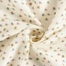 Glänsande bomullstyg med småblommor – yllevit,  thumbnail number 3