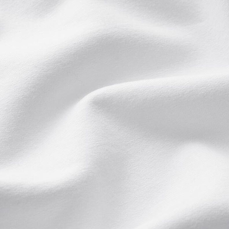 Lätt bomullssweat enfärgad – vit,  image number 4