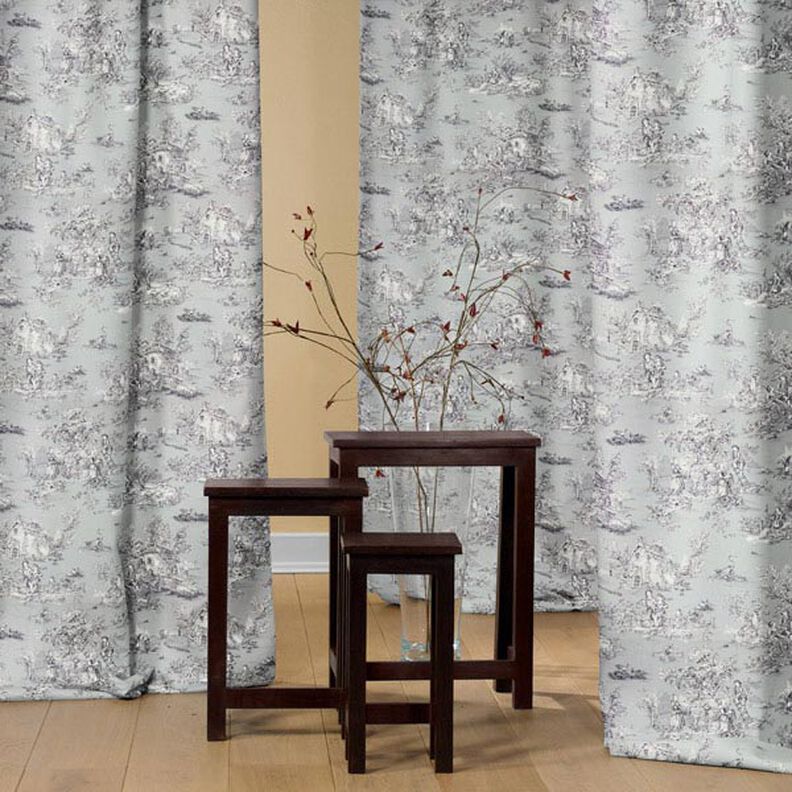 Dekorationstyg Pastorale 280 cm – grått,  image number 4