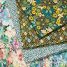 Dekorationstyg Canvas blomstermålning – grön/rosa,  thumbnail number 5
