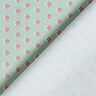 Bomullstyg Poplin Minispikar – ljus mint/mörk gammelrosa,  thumbnail number 4