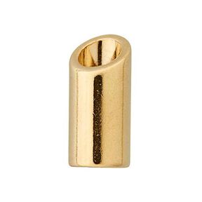 Snörände [ Ø 5 mm ] – guld metallisk, 