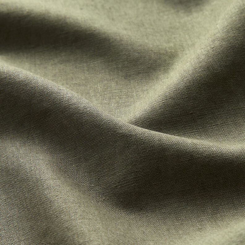 blandning av tvättad linne-bomull – ljus kaki,  image number 2