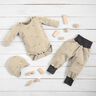 Bomullsjersey Gräshoppor – cashew,  thumbnail number 6