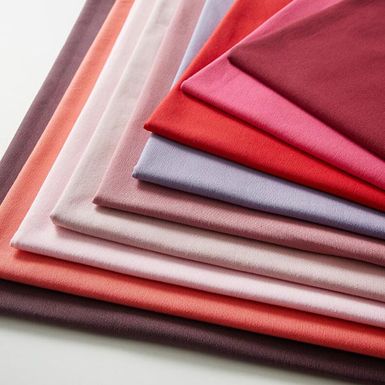 Bomullsjersey medium enfärgad – aubergine, image number 11