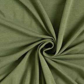 Bambus Viskosjersey Enfärgat – oliv, 