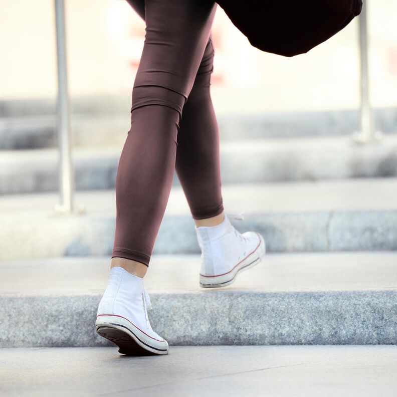 Konstläder med velourbaksida  – merlot,  image number 7