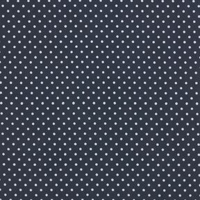 fodertyg polkadots – marinblått/vit, 